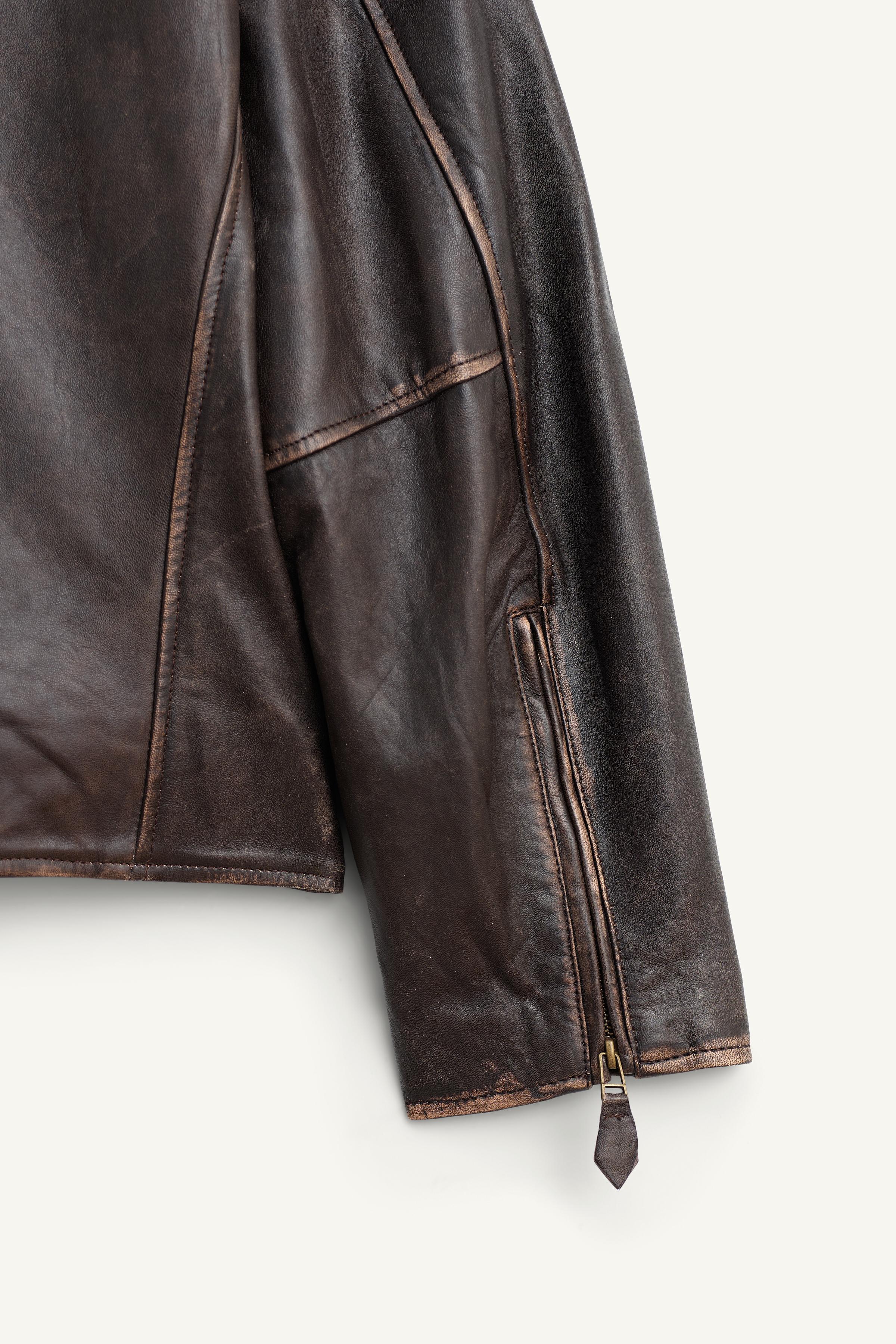 LEATHER BELTED JACKET LIMITED EDITION